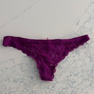 Victoria's Secret Deep Purple Lace Lingerie